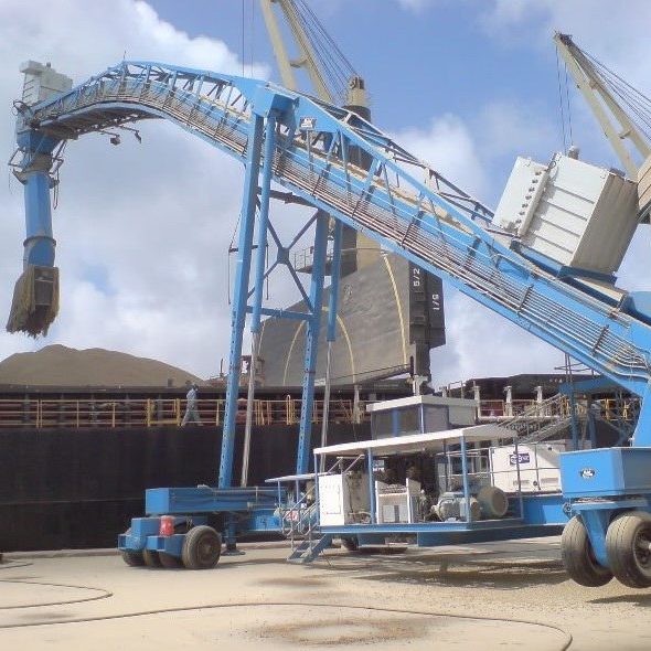 Hydraulic power pack in ship loader