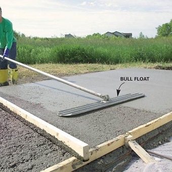 Concrete finishing tools